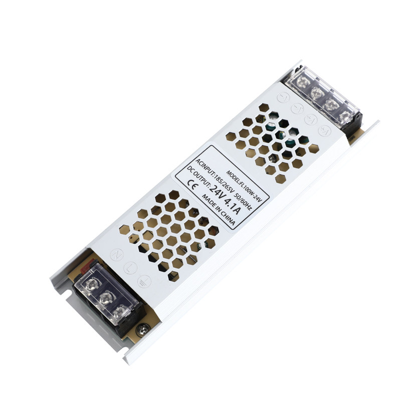 led低压灯带线形灯专用变压器软膜灯箱电源220v转12v24v长条开关