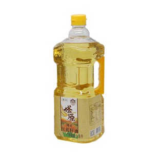 红花籽油新疆中粮塔原红花籽油1.8升X6瓶物理压榨一级食用植物油