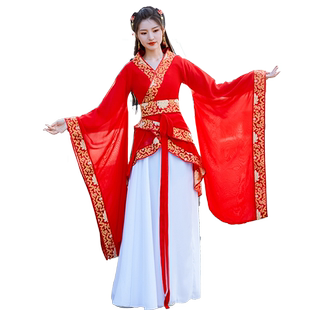 仙气飘逸古风舞蹈服古装汉服女2026新款成人新款小个子古筝演出服