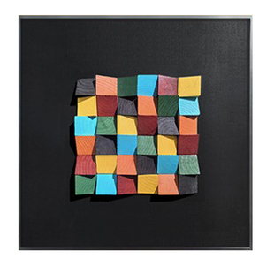 多巴胺软装入户玄关柜小众艺术挂画客厅电视立体感沙发床头柜摆画