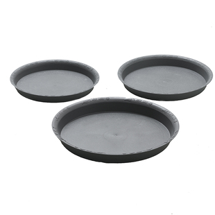 浮雕圆形花盆底托花盘塑料托盘无轮特大号加厚种绿植盆栽接水盘