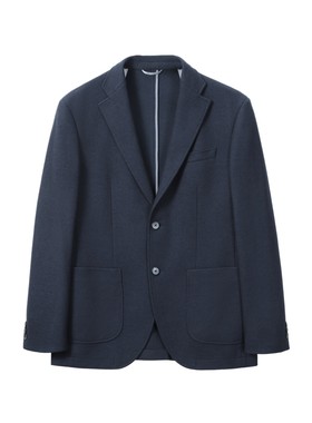 【弹力羊毛】金利来2026夏季新款男士西服领弹力修身商务休闲外套