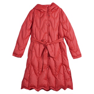 【冬装首降】ZOLLE因为轻盈宽松保暖廓形腰带大衣羽绒服25新品