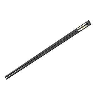 中式镶片合金筷子家庭酒店高档10双装耐高温27CM家用商用防滑筷子