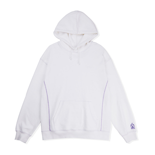 BURNIN *横排LOGO明线 连帽卫衣潮牌重磅宽松上衣男帽衫秋季新款