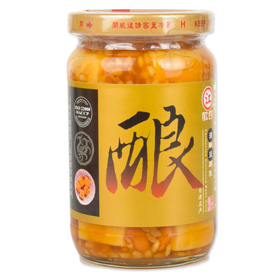 江记酒酿豆腐乳酒酿腐乳380g/瓶台湾原装进口腐乳火锅蘸酱豆腐乳