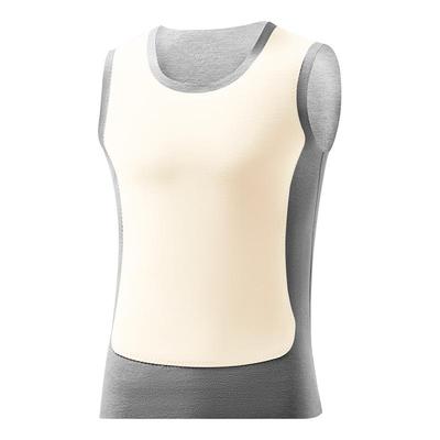 简云羊毛蚕丝德绒保暖背心