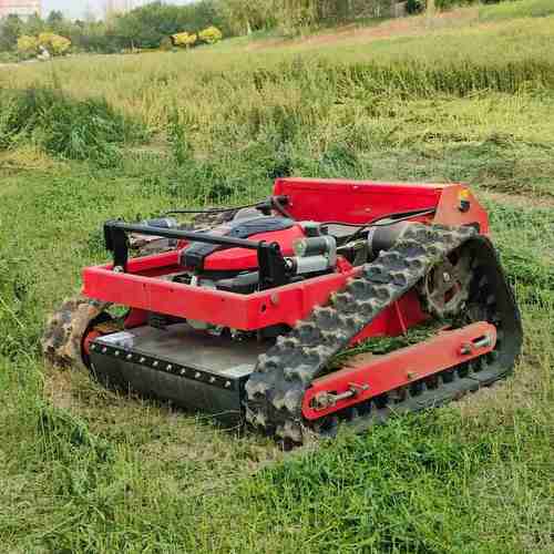 遥控割草机汽油款 动力强续航长割草收割机 越野遥控草坪机