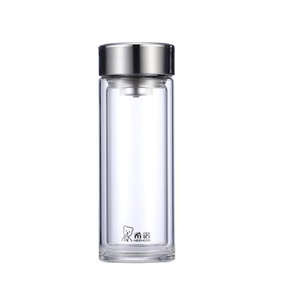 希诺官方旗舰店双层玻璃杯正品