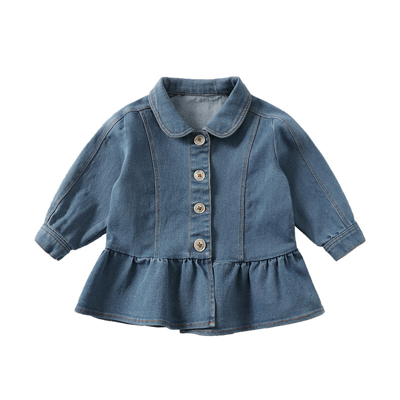 女童牛仔外套A类亲肤舒服