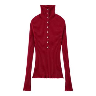 桐乡合盈 星夜2025秋冬季毛衣套头高领山羊绒绵羊毛衫内搭新款