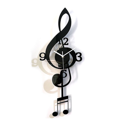 客厅石英挂表MSHIW静音摇摆创意