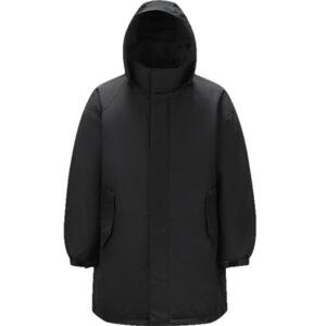 防护外套|森马羽绒服男中长款2024冬季三防连帽外套纯色oversize
