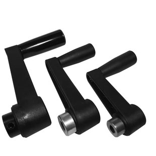 摇手柄8 10 12 14 17 20圆孔方摇柄把手太阳伞晾衣架机床配件尼龙