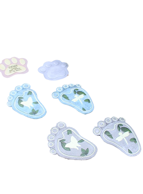 庭院装饰花公园草坪夜间脚踏石