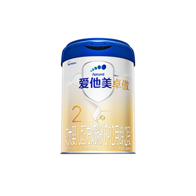 爱他美卓傲2段配方牛奶粉800g*6