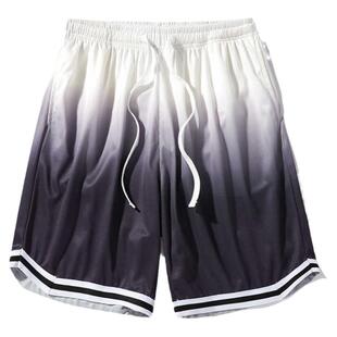 网眼冰丝短裤男夏季薄款五分裤运动跑步打篮球宽松加肥大码大裤衩
