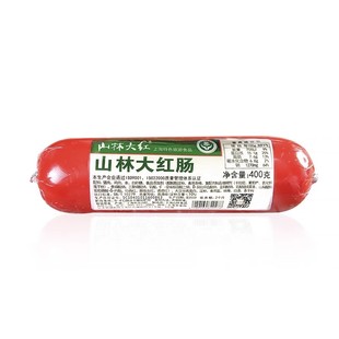 上海特产山林大红肠猪肉肠400g*10根整箱 下酒香肠熟食肠三林红肠
