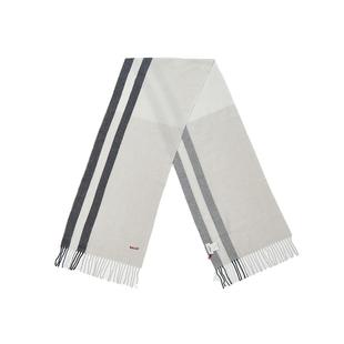 【自营】Bally/巴利男女同款拼色羊毛羊绒披肩围巾高奢质感礼盒