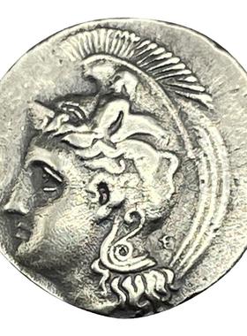 希腊神话古币饰品纯银复刻水瓶座