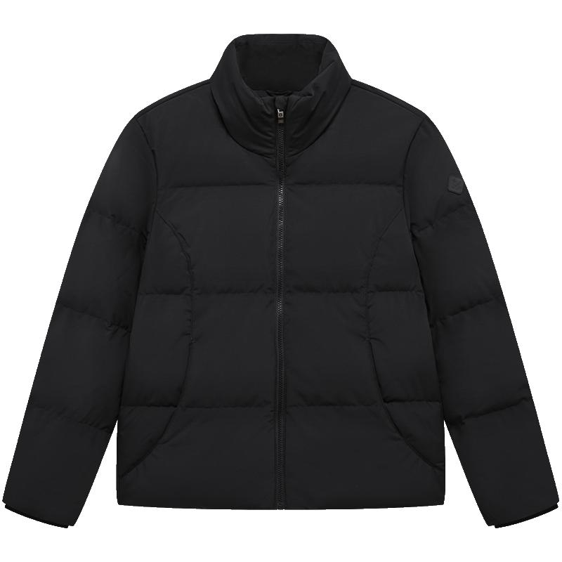 特步羽绒服女士2025年冬季新款宽松上衣加绒保暖外套975428190033