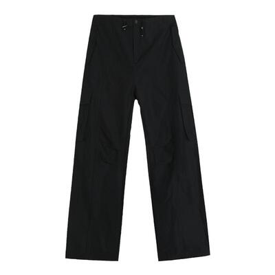 LALABOBO工装阔腿降落伞休闲裤