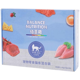 佰萃猫条官方授权整箱装100支可选零食湿粮旗舰成幼猫咪补充营养