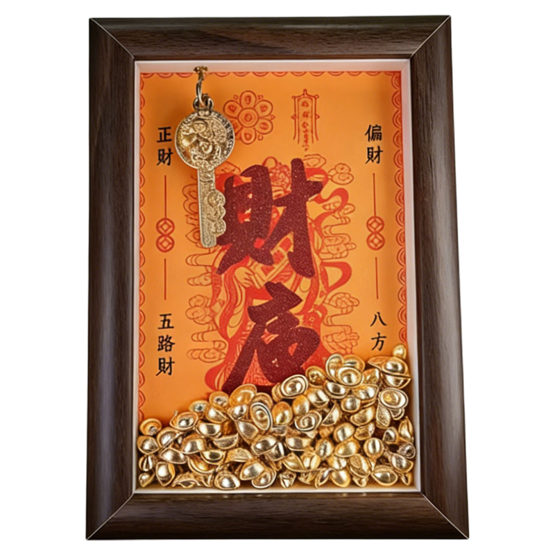 高含量朱砂财库招财摆台