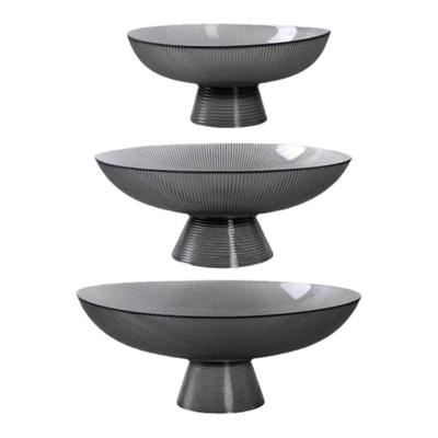 玻璃水果盘零食糖果盘子茶几摆件