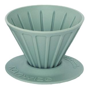 凡未可折叠 硅胶滤杯 v60咖啡滤杯 01号 高级灰系列 露营风