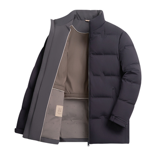 【90鹅绒】杉杉官方男士立领羽绒服2025冬季新款五防加厚保暖外套
