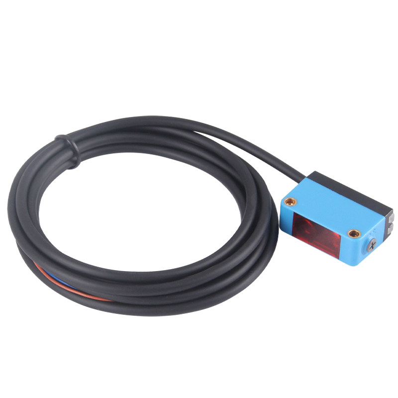 黑白等距BGS背景抑制光电开关24V