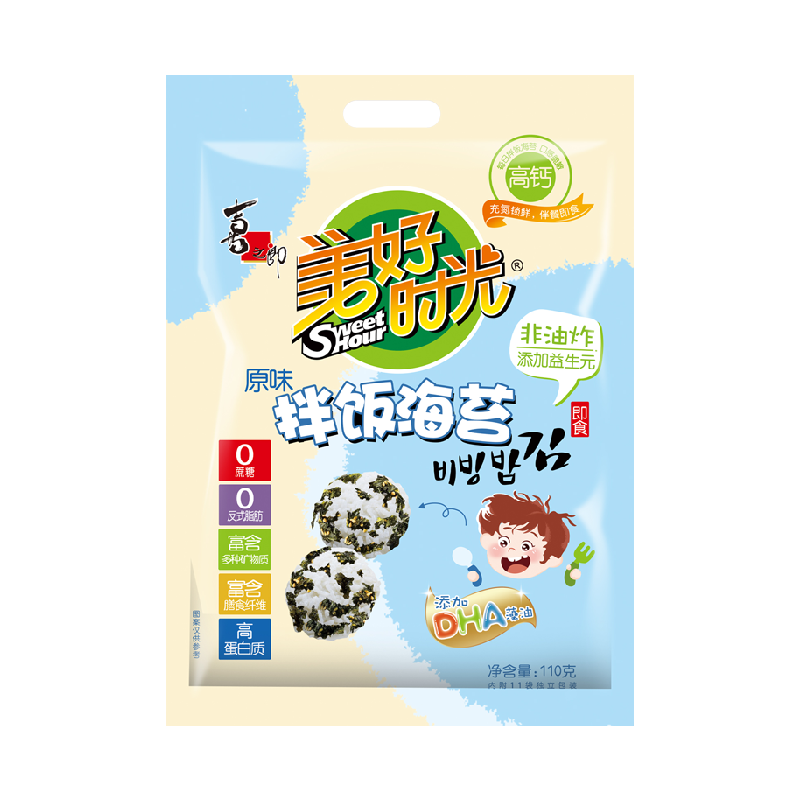 美好时光芝麻海苔碎拌饭包饭寿司