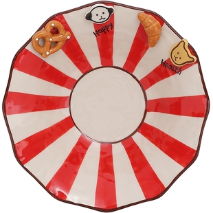 创意纽扣小狗漂亮小碗女生高颜值甜品碗陶瓷家用汤碗米饭碗菜盘子