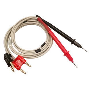 低电阻内阻测试仪表笔四线制探针表笔线 4mm镀金两联插头电池电压