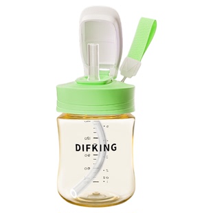 迷你水杯PPSU小巧口袋杯女士便携式小容量吸管杯带刻度咖啡随手杯