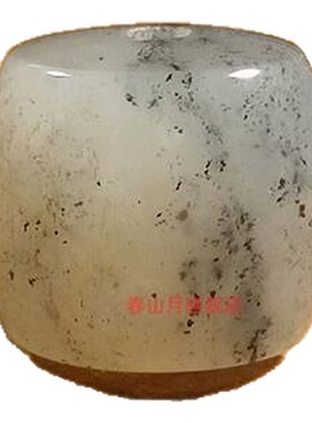 天然和田玉直切桶珠羊脂白玉碧玉黑青墨玉色直切老型散单配隔珠