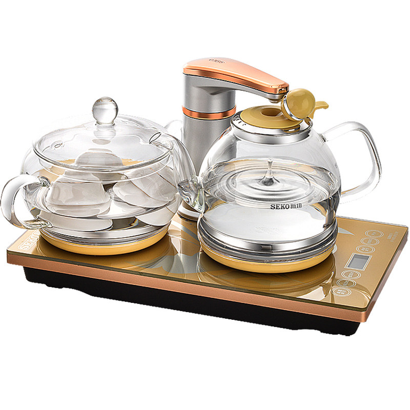 Seko/新功 F99智能全自动上水电热水壶玻璃烧水壶泡茶专用茶炉F92