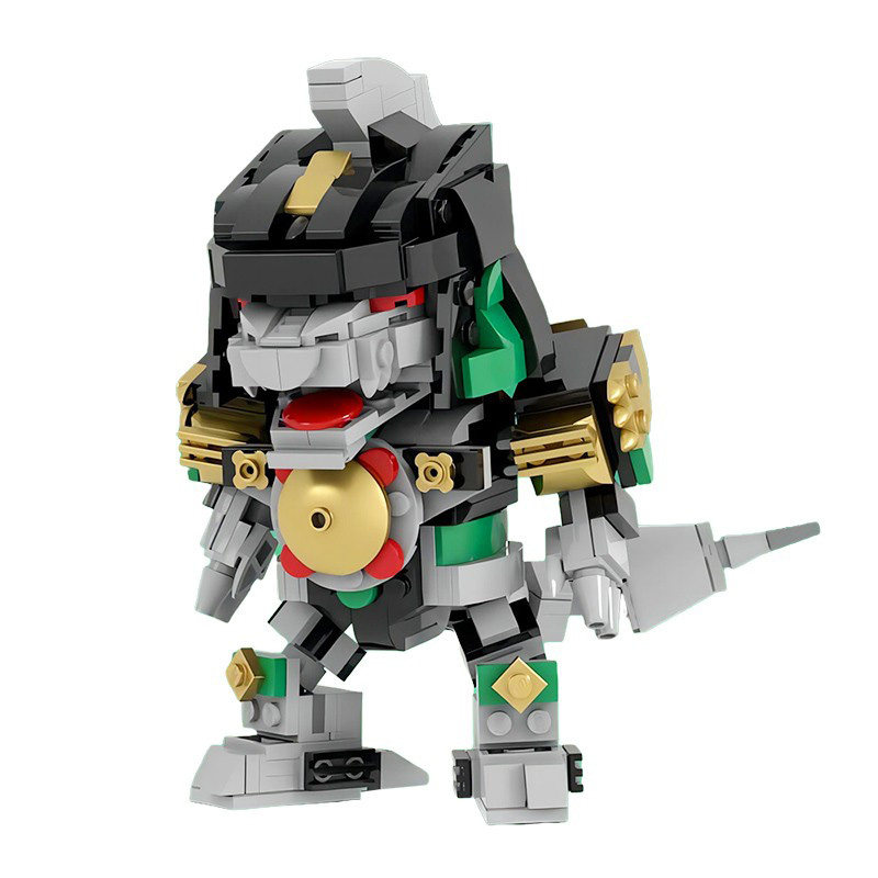 恐龙战队龙之尊机甲积木模型玩具