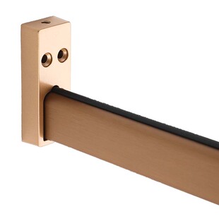 威法挂衣杆衣柜内横杆衣通杆加厚防滑挂衣服杆侧装固定托法兰底座