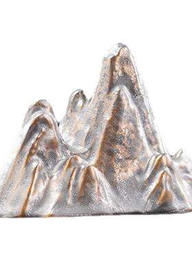 紫泉涧假山小摆件鱼缸造景陶瓷