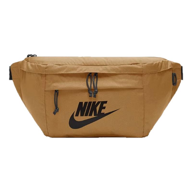 Nike/耐克Tech男女情侣款小麦色多功能单肩斜挎包腰包BA5751-790