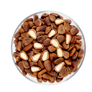 东北野生松子新货新鲜500g袋装手剥开口红松子原味长白山大颗粒熟