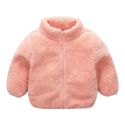 时髦保暖儿童外套秋冬立领