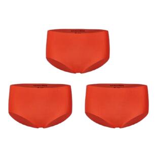 柔性风暴 无痕包臀女三角内裤女纯棉底裆新年本命年婚嫁红色内裤