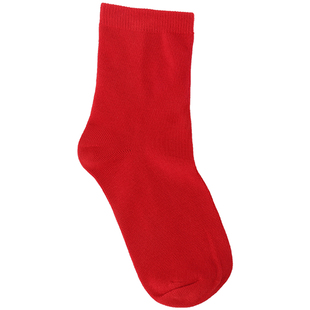 SCHIESSER舒雅情侣款男女年年有余本命年鸿运鱼袜红袜子中筒袜