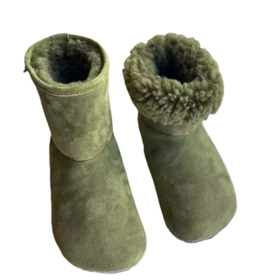 小众设计感厚底两穿黄色雪地靴女2026冬季加绒毛毛靴新款保暖短靴