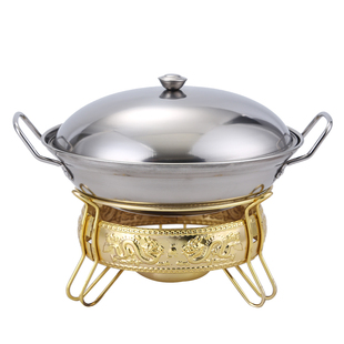 固体酒精炉架商用餐厅火锅炉底座家用小火锅户外便携液体干锅炉仔