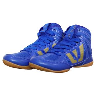 九日山专业摔跤鞋摔跤战靴武术鞋角力鞋牛筋底真皮鞋头专业深蹲鞋