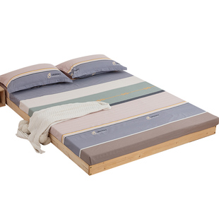 纯棉床罩定制全棉1米9学生床单人床笠厚3-5-10cm厘米棕垫薄床垫套